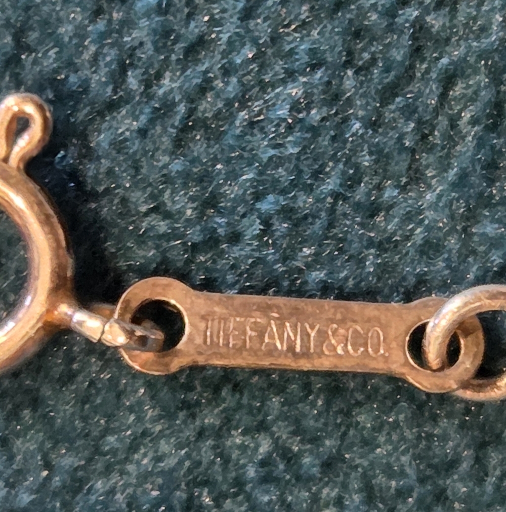 Tiffany & Co Sterling Double Loop / Infini Elsa Peretti Necklace w Box - Picture 9 of 11